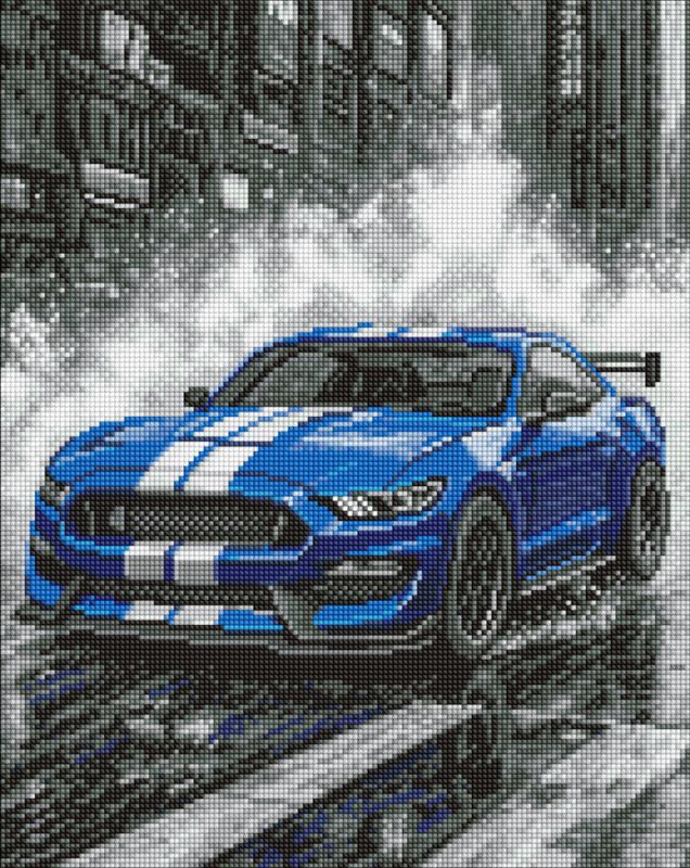 Diamond Painting - Blaue Rennen ©art_selena_ua