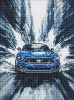 Diamond Painting - Ein blauer Mustang ©art_selena_ua