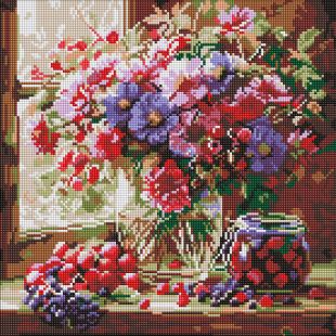 Diamond Painting - Blumenstrauß und Obst ©art_selena_ua