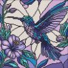 Diamond Painting - Buntglasfenster. Kolibri ©art_selena_ua
