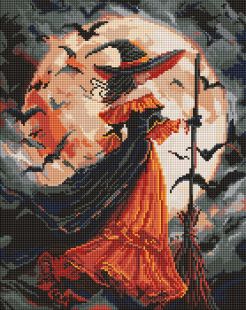 Diamond Painting - Hexe im Mondlicht ©art_selena_ua