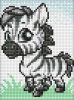 Diamond Painting ohne Rahmen - Das kleine Zebra ©art_selena_ua