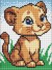 Diamond Painting ohne Rahmen - Der kleine Löwe ©art_selena_ua