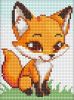 Diamond mosaic without frame - Little fox ©art_selena_ua