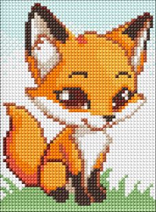 Diamond Painting ohne Rahmen - Kleiner Fuchs ©art_selena_ua