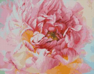 Diamond Painting - Zarte Pfingstrose
