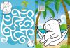Malbuch mit Aufklebern - Capybara im Urlaub