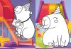 Malbuch mit Aufklebern - Capybara Festival