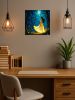 Painting by numbers - Girl among fireflies with extra metallic paints ©art_selena_ua