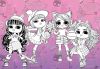 Malbuch mit Aufklebern - Skate Dance 2 Tweens