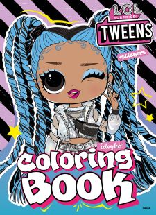 Malbuch mit Aufklebern - Skate Dance 3 Tweens