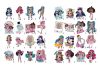Malbuch mit Aufklebern - Tweens Cherry
