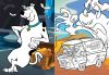 Malbuch mit Aufklebern - Scooby-Doo ©Warner Bros.