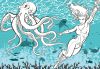 Coloring book with stickers - Aquaman ©Warner Bros.