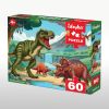 Puzzles Wilde Dinosaurier, 60 Teilen ©art_selena_ua