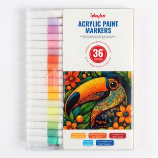 Acrylmarker-Set, 36 Farben